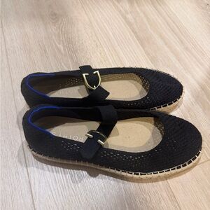 Rothy's The Espadrille Mary Jane - Black